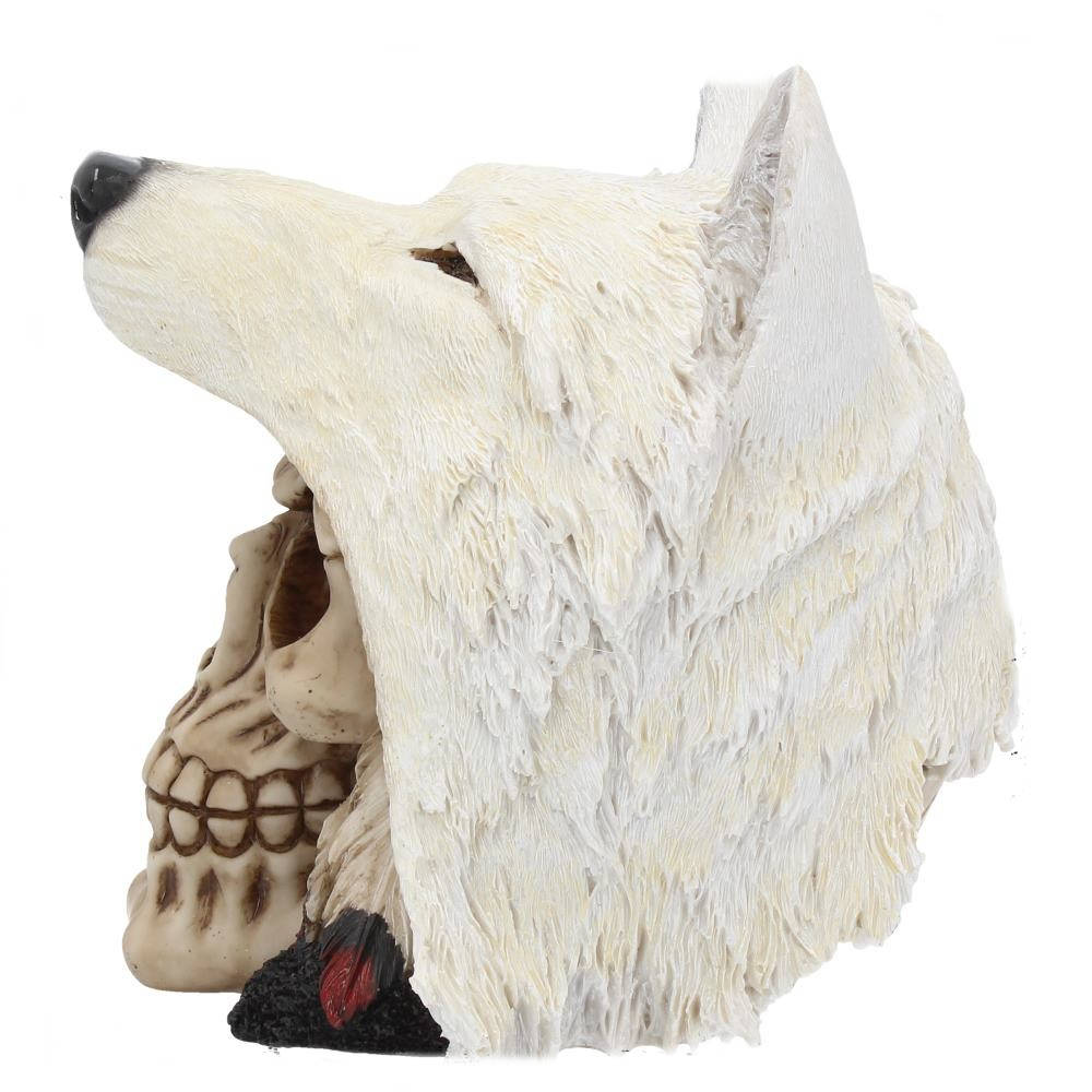 Nemesis Now - Night Wolf Figurine - Crâne - Multicolore